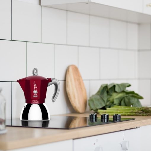 MOKA INDUCTION KOTYOGÓS KÁVÉFŐZŐ 4 ADAG, PIROS (6944)