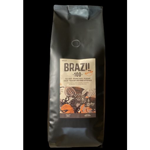 Gallini BRAZIL100 Escuro szemes pörköltkávé (1000 g) 100% Arabica