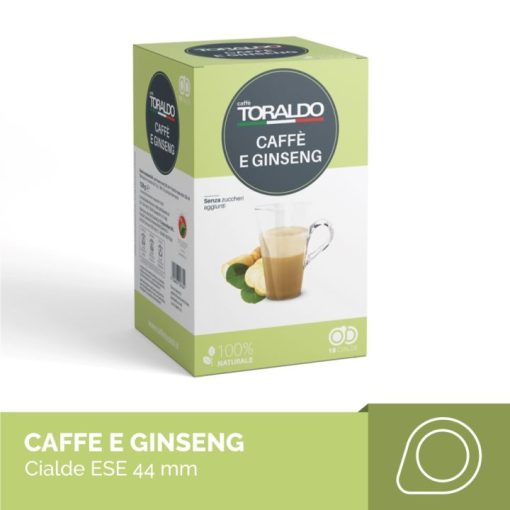 Caffe Toraldo Ginseng ginzeng ízesítésű kávé párna (18 db a dobozban; 150 Ft/db)