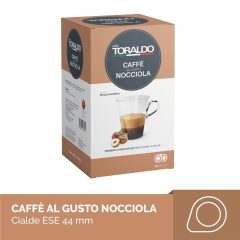   Caffe Toraldo Nocciola mogyoró ízesítésű kávé párna (18 db a dobozban; 150 Ft/db)