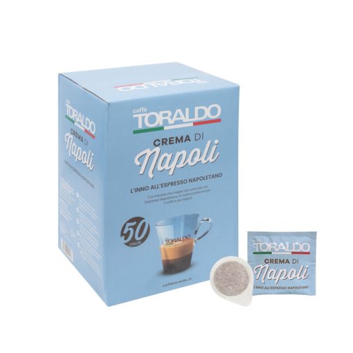 Caffe Toraldo Crema di Napoli kávé párna (99 Ft/db; 50 db a dobozban)