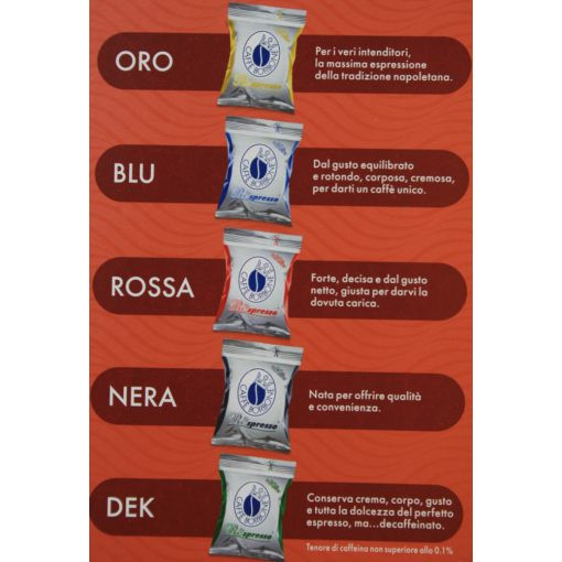 Caffé Borbone KÓSTOLÓDOBOZ  Respresso  kávékapszula (50 db.) 140 Ft/db.