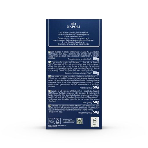 CAFFE BORBONE MIA NAPOLI RESPRESSO KÁVÉKAPSZULA (10 DB A DOBOZBAN; 129 FT/DB)