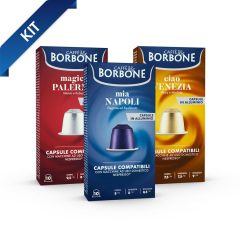   CAFFE BORBONE Degusztációs KIT RESPRESSO KÁVÉKAPSZULA (30 DB A csomagban; 125 FT/DB)