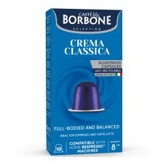   CAFFE BORBONE CREMA CLASSICA RESPRESSO KÁVÉKAPSZULA (10 DB A DOBOZBAN; 135 FT/DB)