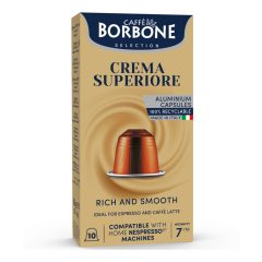   CAFFE BORBONE CREMA SUPERIORE RESPRESSO KÁVÉKAPSZULA (10 DB A DOBOZBAN; 135 FT/DB)