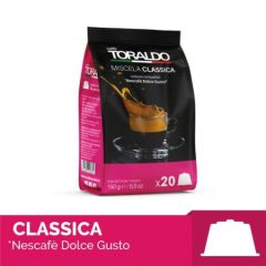   Caffe Toraldo Classica Dolce Gusto kompatibilis kapszula (20 db a tasakban; 99 Ft/db)