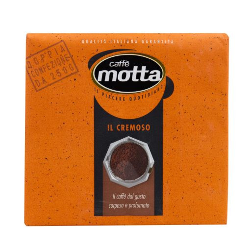 CAFFE MOTTA ŐRÖLT KÁVÉ (CREMOSO 2 X 250 G; 5580 FT/KG)