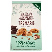 Tre Marie i Morbidi keksz csokoládé és mogyoró darabokkal 300 g