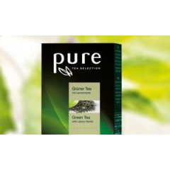   PURE Zöld tea citrommirtusszal   25x2g egyenként csomagolva aromazáró tasakban