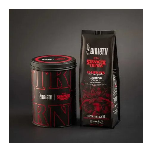 BIALETTI STRANGER THINGS ŐRÖLT KÁVÉ 250G FÉMDOBOZBAN