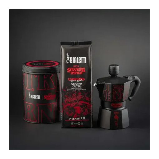 BIALETTI STRANGER THINGS ŐRÖLT KÁVÉ 250G FÉMDOBOZBAN