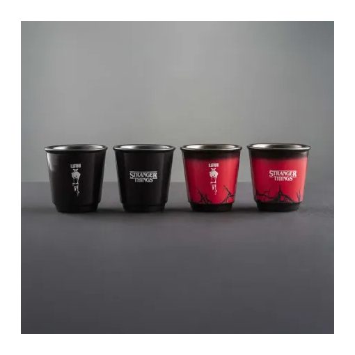 BIALETTI STRANGER THINGS - ESZPRESSZÓ CSÉSZE SZETT 4DB 
