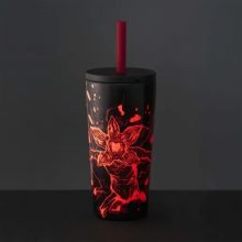 BIALETTI STRANGER THINGS - TUMBLER SZÍVÓSZÁLLAL 600ML 