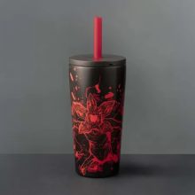 BIALETTI STRANGER THINGS - TUMBLER SZÍVÓSZÁLLAL 600ML 