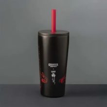 BIALETTI STRANGER THINGS - TUMBLER SZÍVÓSZÁLLAL 600ML 